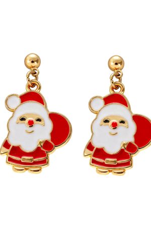 Snazzy Santa Øreringe Santa Claus Gør julen lidt sjovere med et par jule øreringe. Spred julestemning med dine øreringe, og er sikker på der vil bringes et smil frem på læben. Sjovt nissemænd øreringe De er fri for nikkel , Cadmium og bly, så de burde været sikker for sensitiv hud.