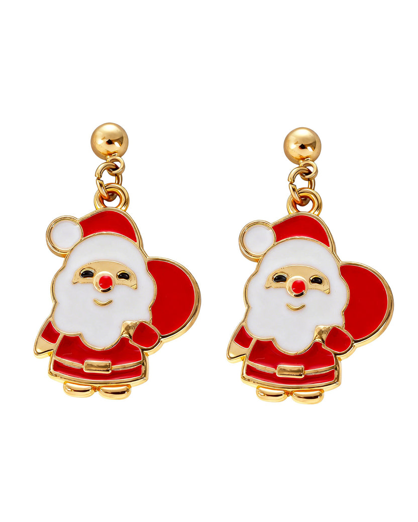 Snazzy Santa Øreringe Santa Claus